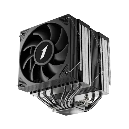 1STPLAYER CRYO CY12D Black Dual Tower Air CPU Cooler — image 4 of 5