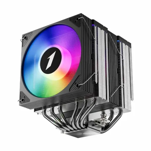 1STPLAYER CRYO CY12LD Black ARGB Dual Tower Air CPU Cooler — image 3 of 6