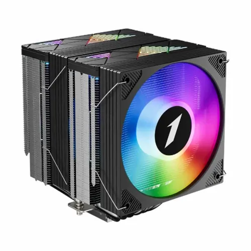 1STPLAYER CRYO CY12LD Black ARGB Dual Tower Air CPU Cooler — image 4 of 6