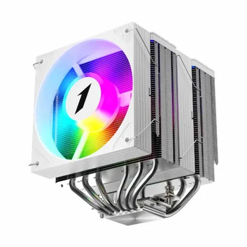 1STPLAYER CRYO CY12LD White ARGB Dual Tower Air CPU Cooler — image 3 of 5