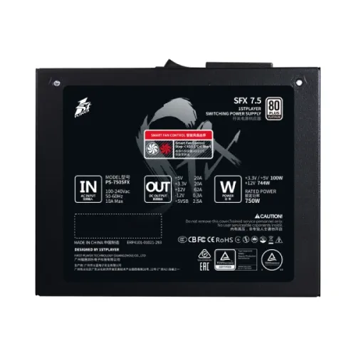 1STPLAYER SFX 750W 80 Plus Platinum Full-Modular Power Supply — image 4 of 4