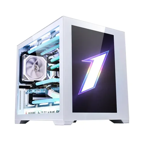1STPLAYER SP7 Emotion View RGB ATX Gaming Casing White — image 2 of 4