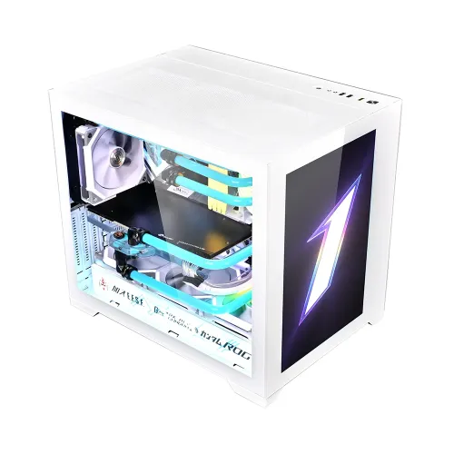1STPLAYER SP7 Emotion View RGB ATX Gaming Casing White — image 3 of 4