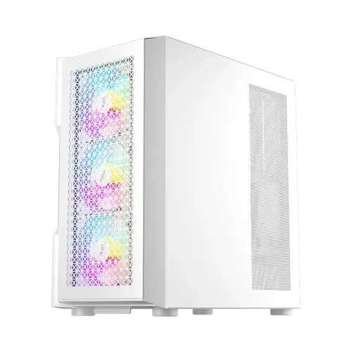 1STPLAYER T7 RGB ATX Mid Tower Gaming Casing White — image 3 of 6