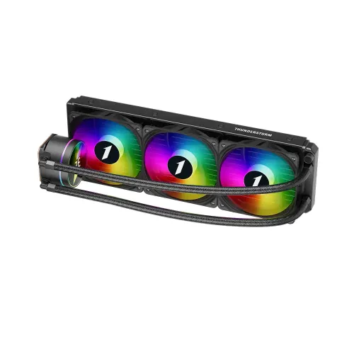 1STPLAYER TS3 360 ARGB AIO Liquid CPU Cooler With Display — image 3 of 3