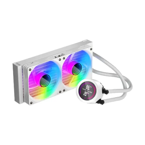 1STPLAYER TS4 240 ARGB Liquid CPU Cooler White — image 2 of 5