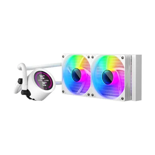 1STPLAYER TS4 240 ARGB Liquid CPU Cooler White — image 3 of 5