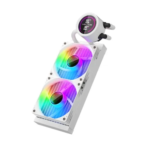 1STPLAYER TS4 240 ARGB Liquid CPU Cooler White — image 4 of 5