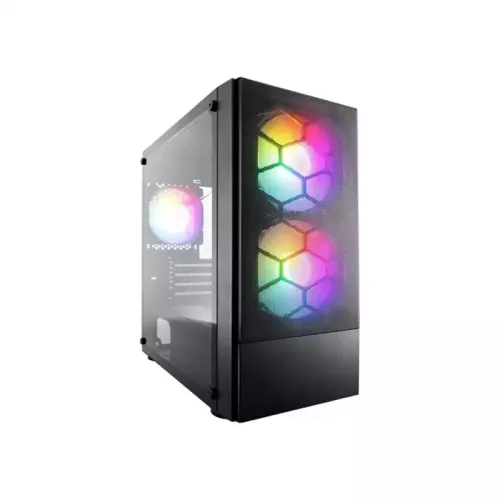 1STPLAYER X4-M mATX Gaming Casing Black — image 3 of 6