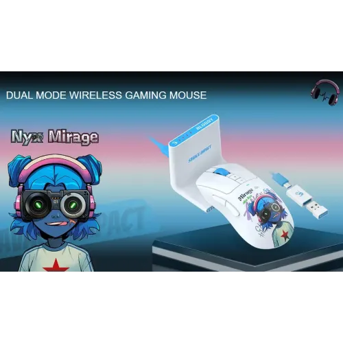 A4Tech Bloody R73 Ultra Duo Dual Mode Wireless Gaming Mouse With Dock — image 5 of 6