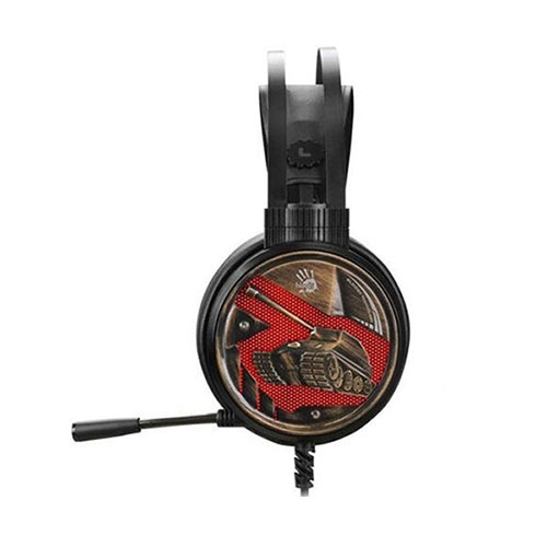 A4tech G650S USB Dazzling Orange Light Gaming Headphone Black — image 2 of 3