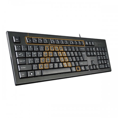 A4TECH KRS-85 Laser Engraving USB Keyboard With Bangla — image 2 of 2