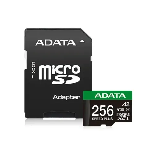 Adata SPEED PLUS 256GB UHS-I U3 V30 Class 10 microSDXC Card