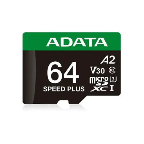 Adata SPEED PLUS 64GB UHS-I U3 V30 Class 10 microSDXC Card — image 2 of 2