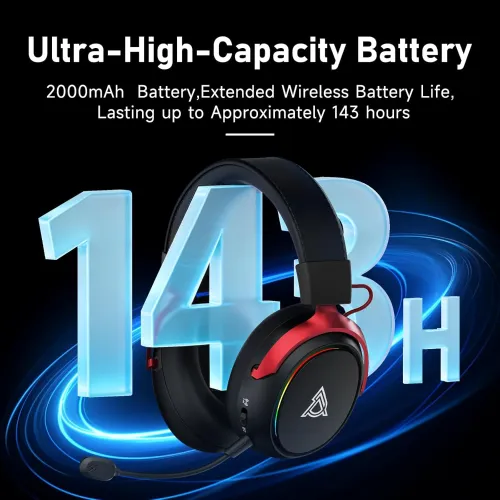 AJAZZ AHM10 MAX Tri-Mode Wireless Gaming Headphone — image 4 of 5