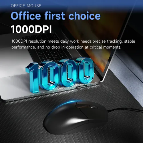 AJAZZ NJ01 Optical Wired Mouse — image 3 of 5