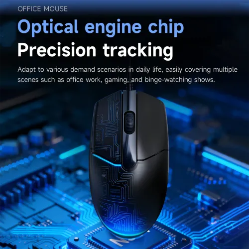 AJAZZ NJ01 Optical Wired Mouse — image 4 of 5