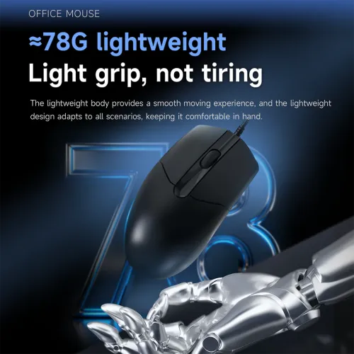 AJAZZ NJ01 Optical Wired Mouse — image 5 of 5