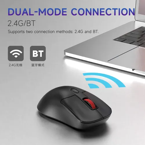 AJAZZ NJ02 Dual Mode Wireless Mouse — image 3 of 6