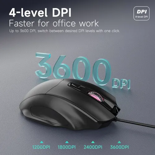 AJAZZ NJ05 Wired Gaming Mouse — image 3 of 6
