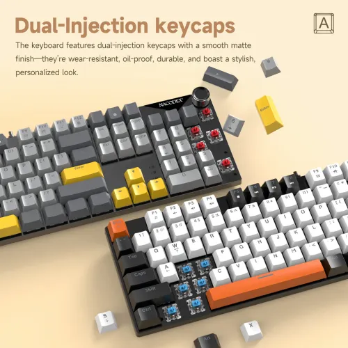 AJAZZ NK104 RGB Hot-Swappable Mechanical Keyboard — image 4 of 6
