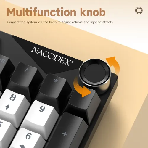 AJAZZ NK104 RGB Hot-Swappable Mechanical Keyboard — image 5 of 6