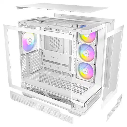 Antec C7 WHITE ARGB CONSTELLATION SERIES E-ATX Mid-Tower Gaming Casing — image 5 of 6