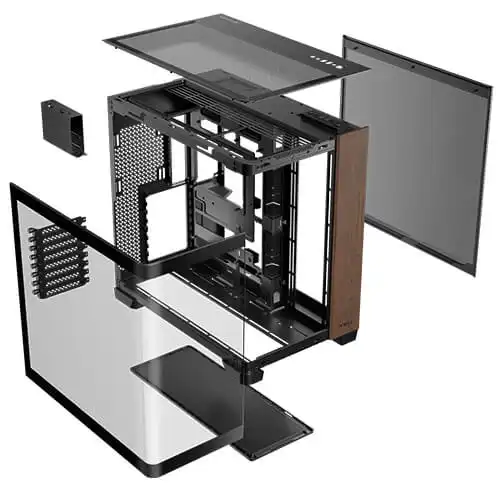 Antec C8 CURVE WOOD Constellation Series Full View E-ATX Full Tower Gaming Casing — image 5 of 6