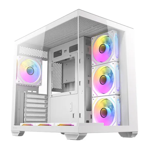 Antec CX Mirror White ARGB ATX Mid Tower Gaming Casing