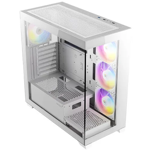Antec CX300 ARGB Full-View ATX Mid Tower Gaming Casing White — image 2 of 6