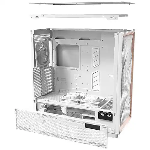 Antec Flux Pro White E-ATX Full Tower Gaming Casing — image 5 of 6