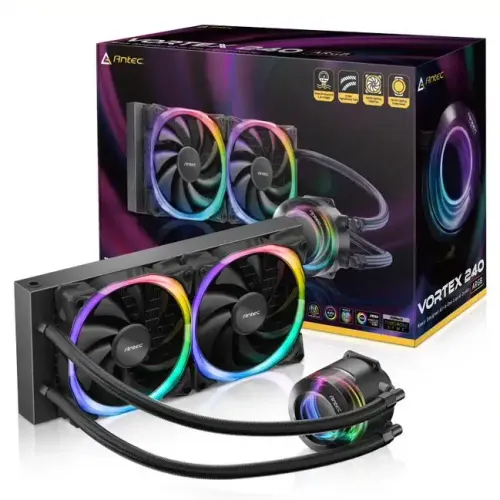 Antec Vortex 240 ARGB All-in-One Liquid CPU Cooler — image 6 of 6
