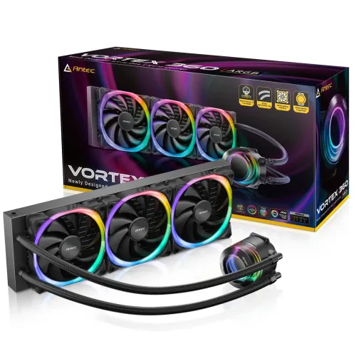 Antec Vortex 360 ARGB All-in-One Liquid CPU Cooler — image 6 of 6