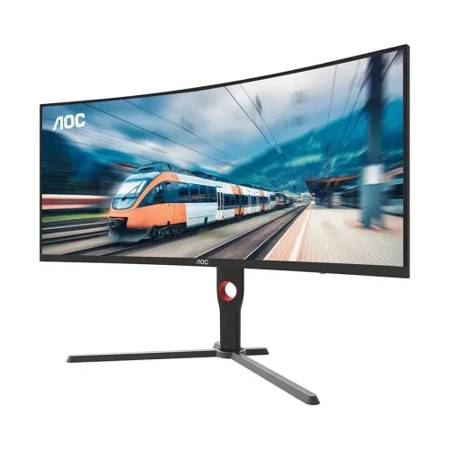 AOC CU34G3X 34" 180Hz VA WQHD Curved Ultrawide Gaming Monitor — image 3 of 5