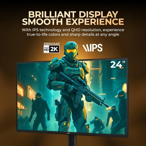 AOC Q24B35 23.8" 2K QHD IPS 120Hz Gaming Monitor — image 6 of 6