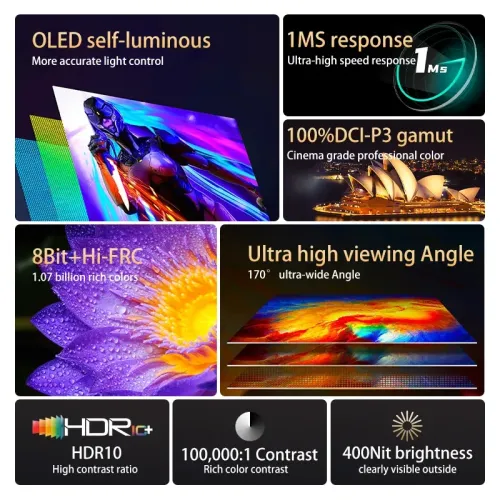 Arzopa A3C PRO 13.3" FHD OLED Portable Monitor — image 2 of 6