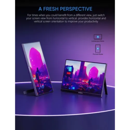 Arzopa G1 Game Max 16.1" 144Hz FHD IPS Portable Gaming Monitor — image 5 of 6