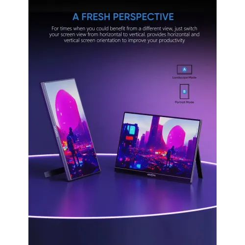 Arzopa Z1FC 16.1" 144Hz FHD IPS Portable Gaming Monitor — image 5 of 6