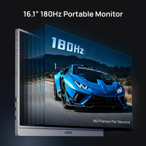Arzopa Z3FC 16.1" 2K QHD 180Hz IPS Portable Gaming Monitor — image 3 of 6