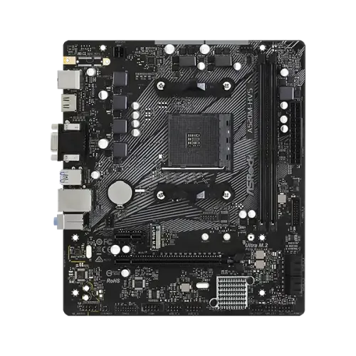 ASRock A520M-HVS AMD AM4 Micro ATX Motherboard — image 2 of 5