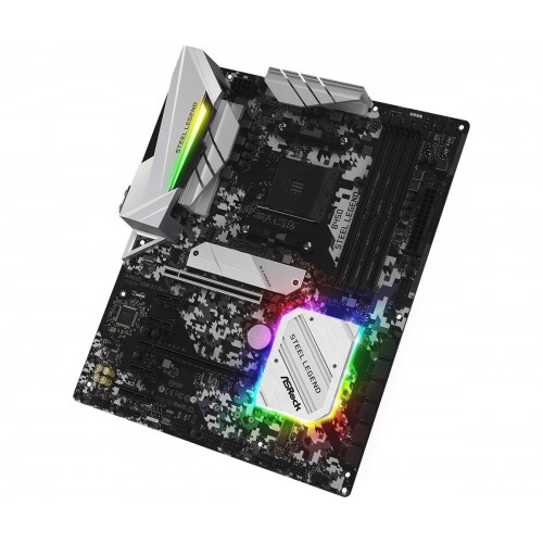 Asrock B450 Steel Legend AMD Motherboard — image 3 of 4