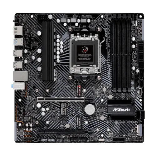 ASRock B650M PG Lightning AM5 Micro ATX Motherboard — image 2 of 4