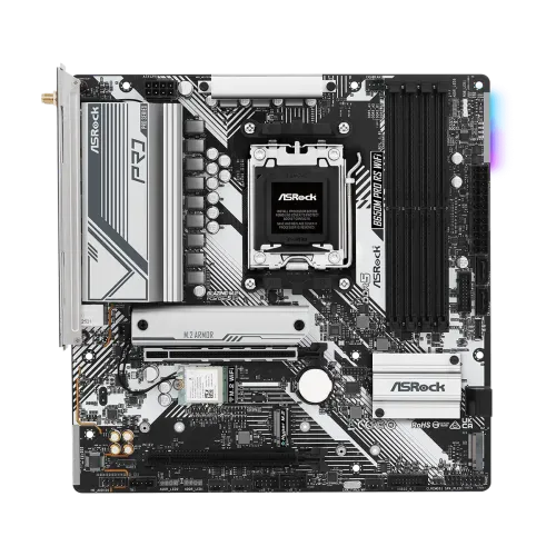 ASRock B650M Pro RS WiFi AM5 Micro ATX Motherboard — image 2 of 4