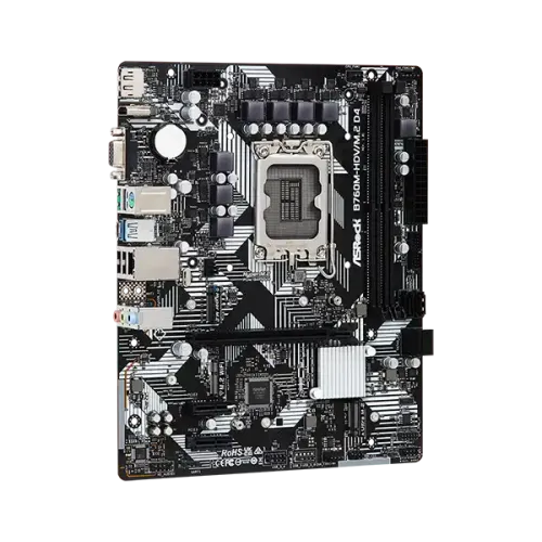 ASRock B760M-HDV/M.2 D4 Micro ATX Motherboard — image 4 of 5