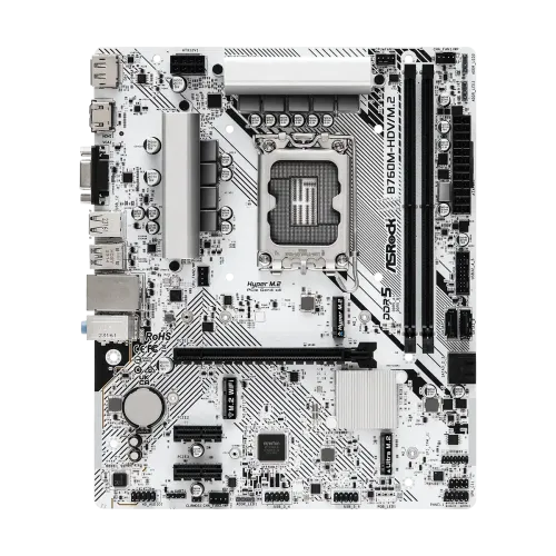 ASRock B760M-HDV/M.2 DDR5 Micro ATX Motherboard — image 2 of 4