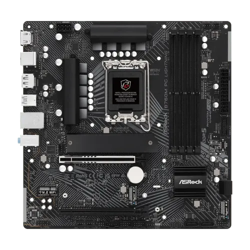 ASRock B760M PG Lightning DDR5 14th, 13th and 12th Gen Micro ATX Motherboard — image 2 of 4