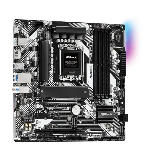 ASRock B760M Pro-A DDR5 Micro ATX Motherboard — image 3 of 4
