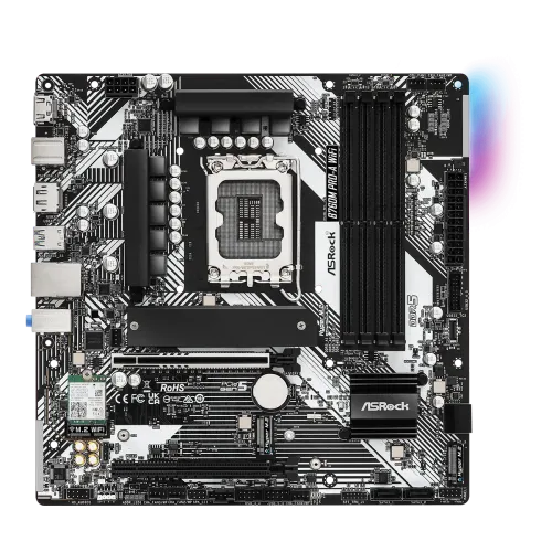 ASRock B760M Pro-A WiFi DDR5 Micro ATX Motherboard — image 2 of 4