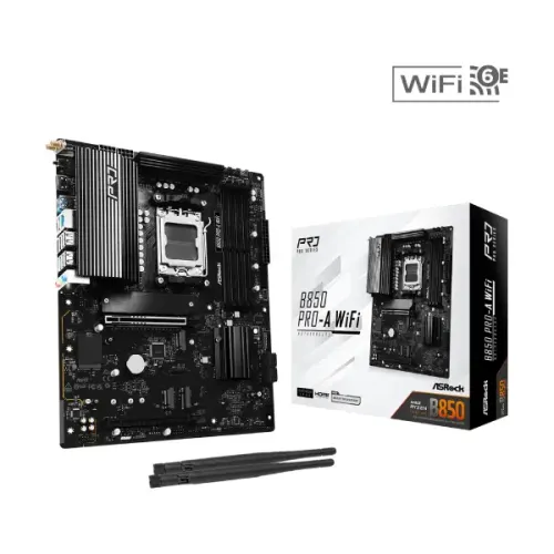 ASRock B850 Pro-A WiFi AM5 DDR5 ATX Motherboard