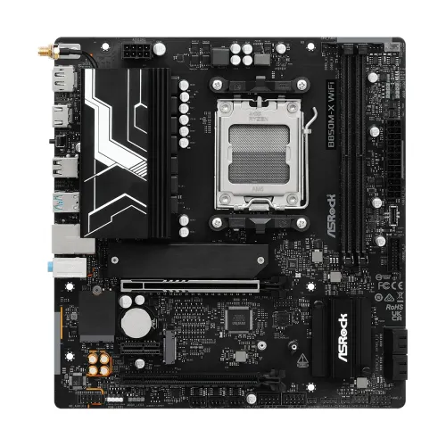 ASRock B850M-X R2.0 WiFi AMD AM5 mATX Motherboard — image 3 of 6